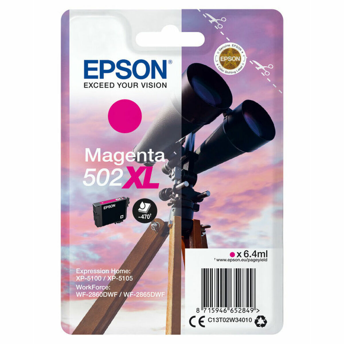 Original ink cartridge epson 2984090 magenta agadgetwin